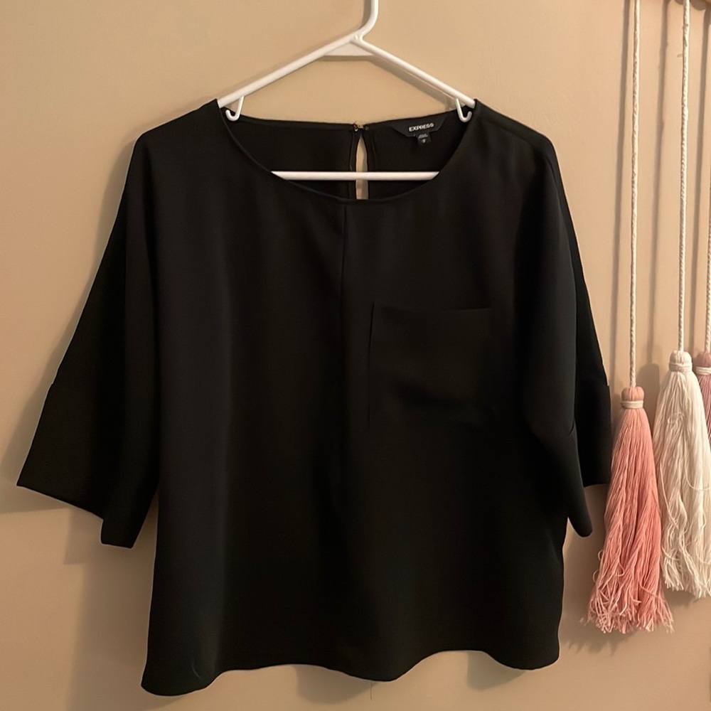 Black work blouse